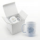 Your Smile Brightens the Day Mug 11oz – Cute Daisy Ceramic Coffee Mug, Sublimation Gift Cup