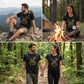 "Roam Wild: Find Your Path" Hiking & Backpacking T-Shirt – Compass & Mountains Graphic Tee