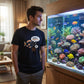 Currently Unimpressed Fish T-Shirt – Men’s Black Funny Marine Mood Tee | WildVero