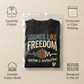 Sounds Like Freedom T-Shirt – Music Graphic Unisex Tee, Rhythm & Revolution Shirt