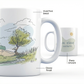 Live Close to Nature Mug – 11oz Sublimation Ceramic Mug, Nature Inspired Coffee Cup