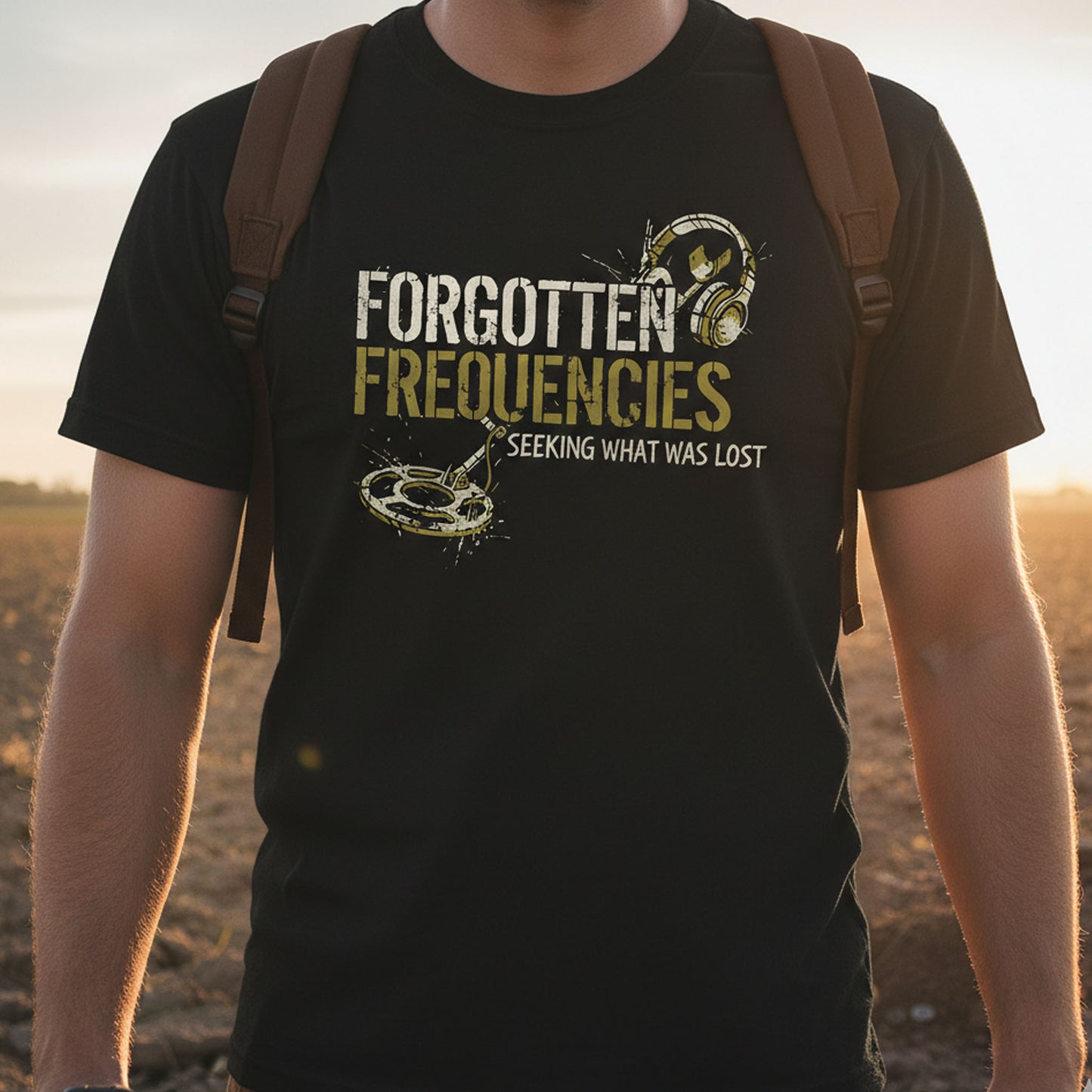 "Forgotten Frequencies" – Professional Metal Detecting & Relic Hunter T-Shirt