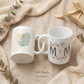 Floral Mom Mug – 11oz Sublimation Ceramic Mug, Cute Mother’s Day Coffee Cup