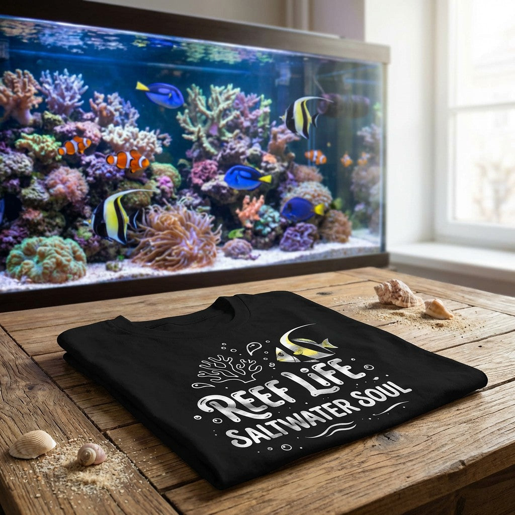 Reef Life Saltwater Soul T-Shirt – Ocean Lover Graphic Unisex Tee