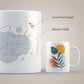Create Your Future Mug – 11oz Sublimation Ceramic Mug, Abstract Art Coffee Cup