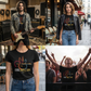 Loud Simple Raw T-Shirt – Guitar Graphic Unisex Tee, Music Lover Vintage Style Shirt