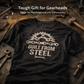 Built From Steel Graphic Tee | Cycling Gear Chain T-Shirt