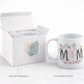 Floral Mom Mug – 11oz Sublimation Ceramic Mug, Cute Mother’s Day Coffee Cup