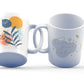 Create Your Future Mug – 11oz Sublimation Ceramic Mug, Abstract Art Coffee Cup