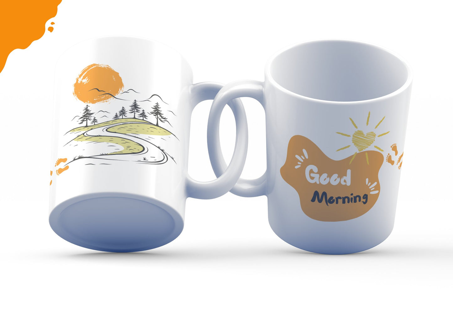 Good Morning Nature Mug – 11oz Sublimation Ceramic Mug, Scenic Coffee Cup