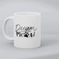 Dream Meow Mug – 11oz Sublimation Ceramic Mug, Cute Sleeping Cat Coffee Cup