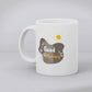 Cute Cat Good Morning Mug 11oz – Minimalist Ceramic Coffee Mug, Sublimation Cat Lover Cup