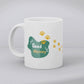 Good Morning Cat Mug – 11oz Sublimation Ceramic Mug, Cute Cat Coffee Cup