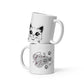 Good Morning Cat Mug – 11oz Sublimation Ceramic Mug, Cute Kitty Coffee Cup