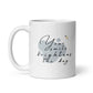 Your Smile Brightens the Day Mug 11oz – Cute Daisy Ceramic Coffee Mug, Sublimation Gift Cup