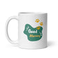 Good Morning Cat Mug – 11oz Sublimation Ceramic Mug, Cute Cat Coffee Cup