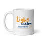 Light Shadow Moment Mug – 11oz Sublimation Ceramic Mug, Camera Lover Coffee Cup