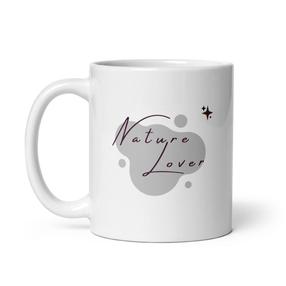Nature Lover Mug – 11oz Sublimation Ceramic Mug, Minimal Nature Coffee Cup