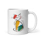 Good Morning Cat Mug – 11oz Sublimation Ceramic Mug, Cute Cat Coffee Cup