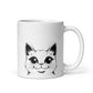 Good Morning Cat Mug – 11oz Sublimation Ceramic Mug, Cute Kitty Coffee Cup