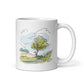 Live Close to Nature Mug – 11oz Sublimation Ceramic Mug, Nature Inspired Coffee Cup